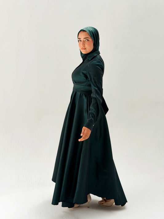 The royal taffeta dress