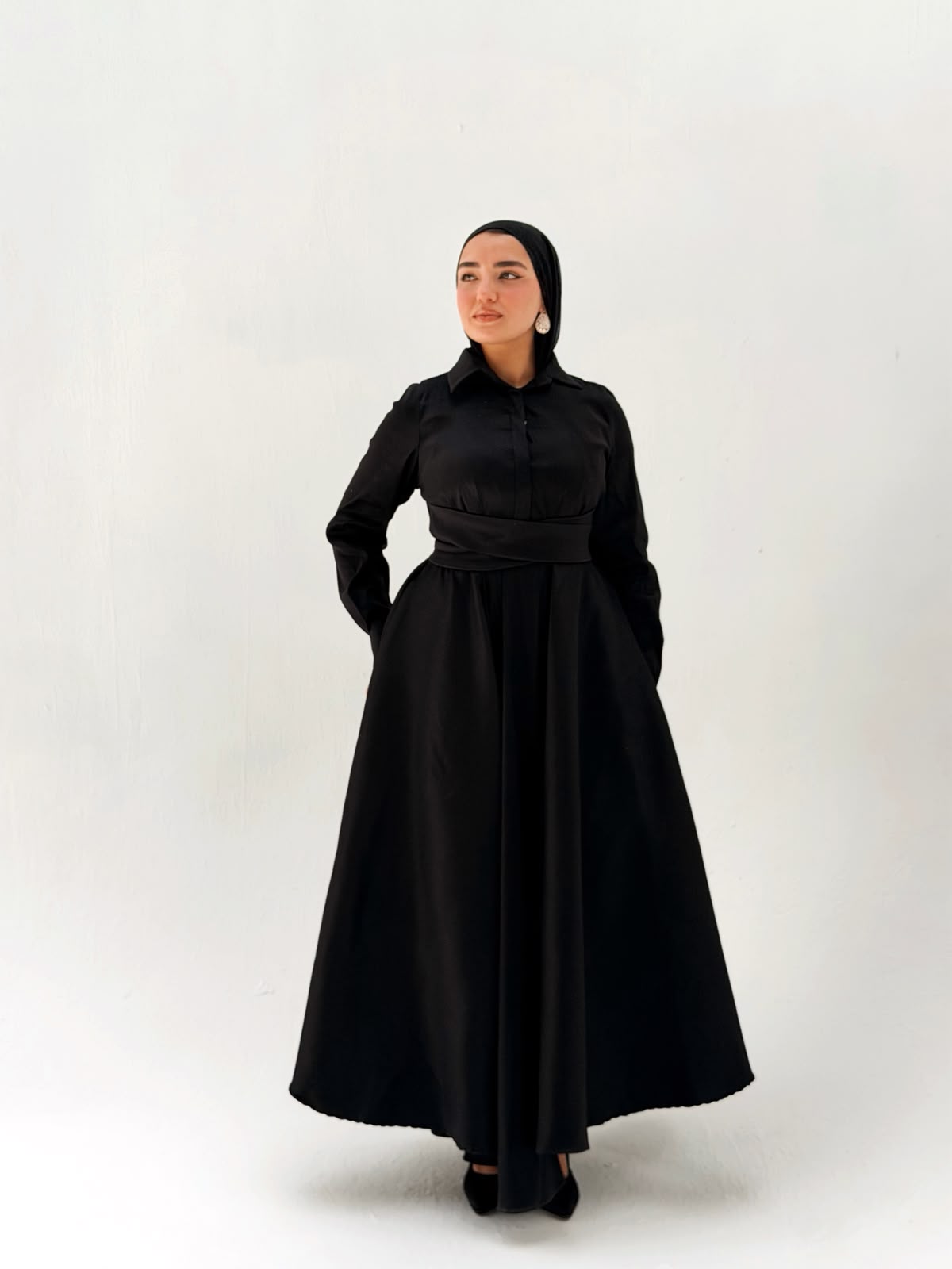 The royal taffeta dress