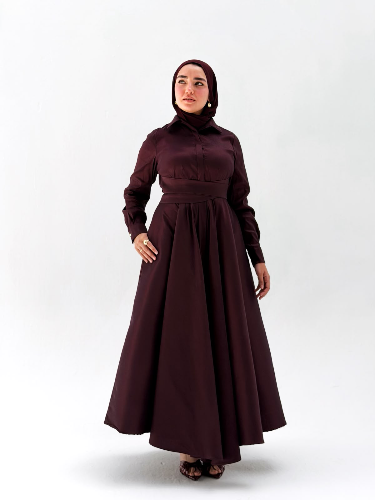 The royal taffeta dress