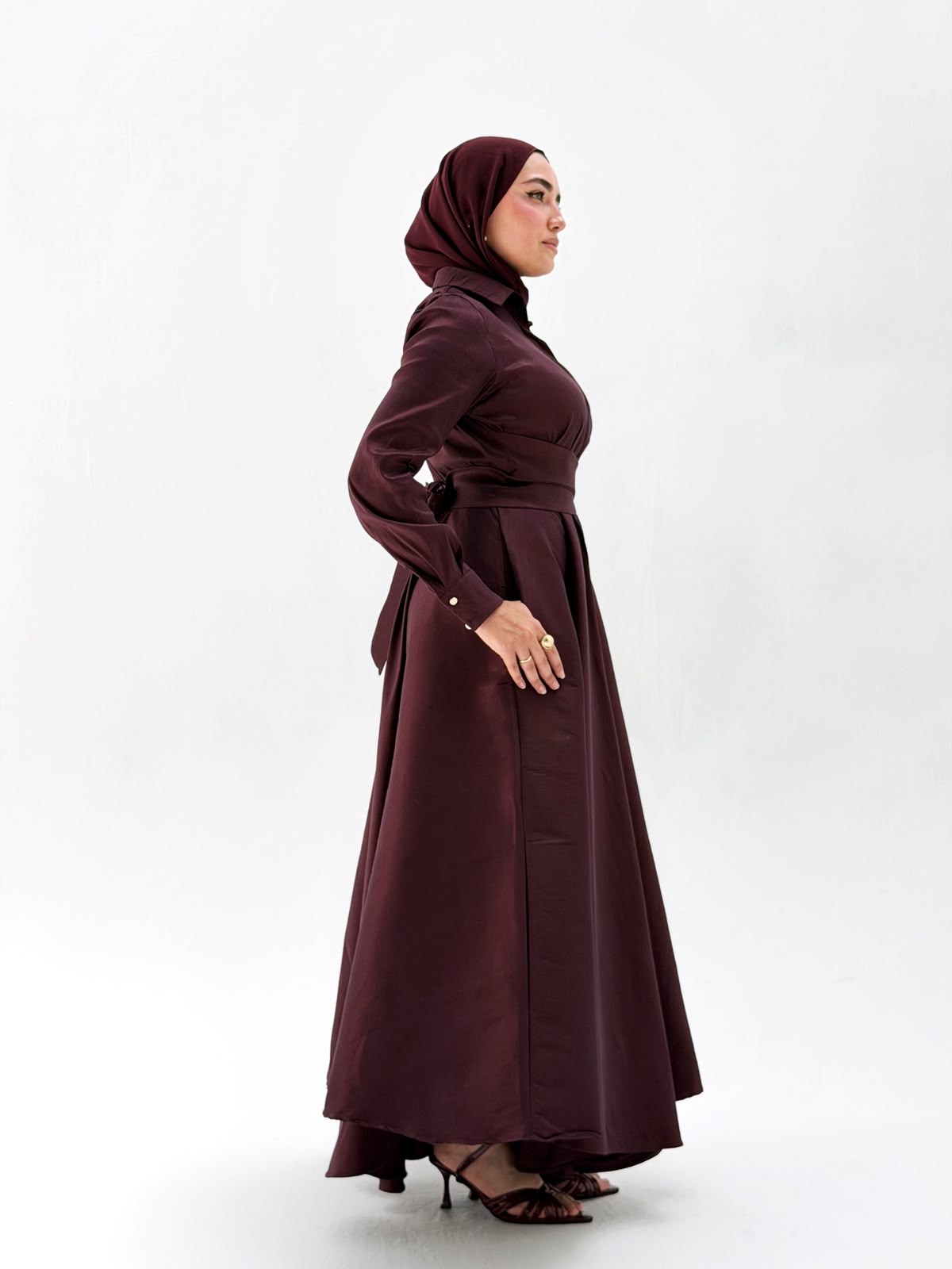 The royal taffeta dress