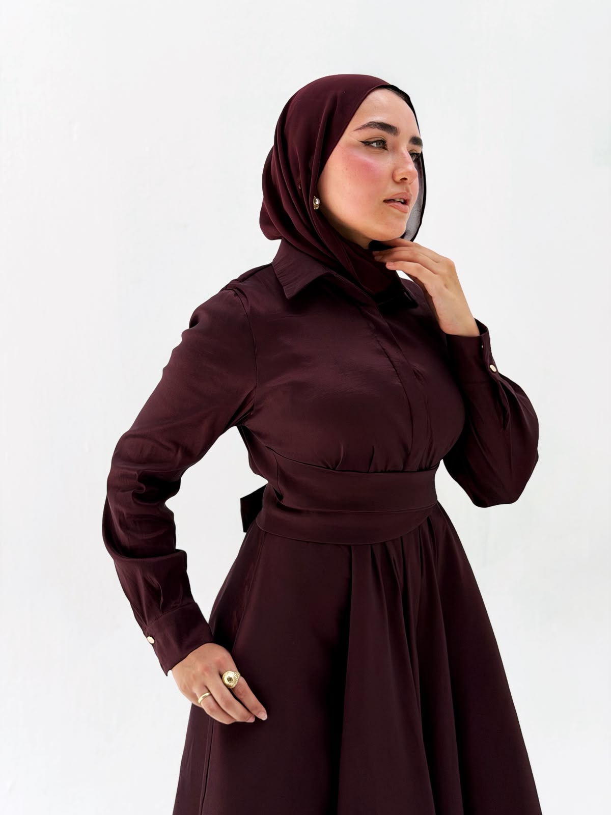 The royal taffeta dress