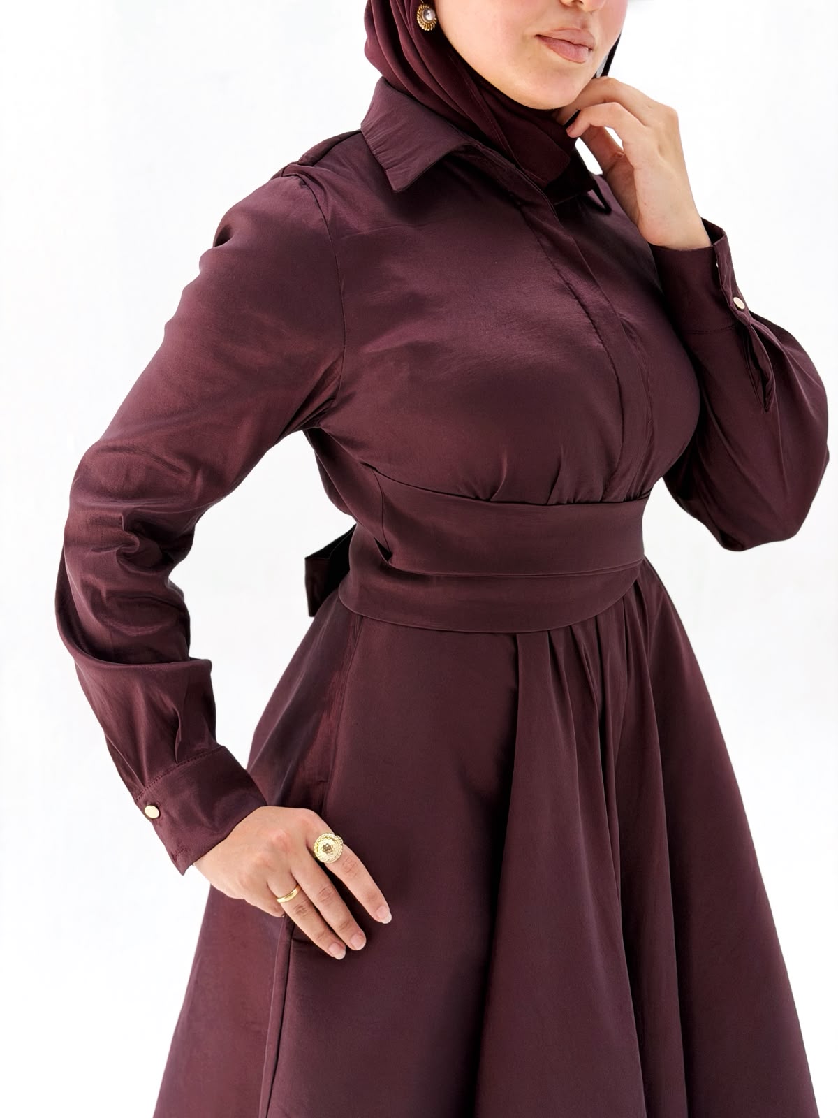 The royal taffeta dress