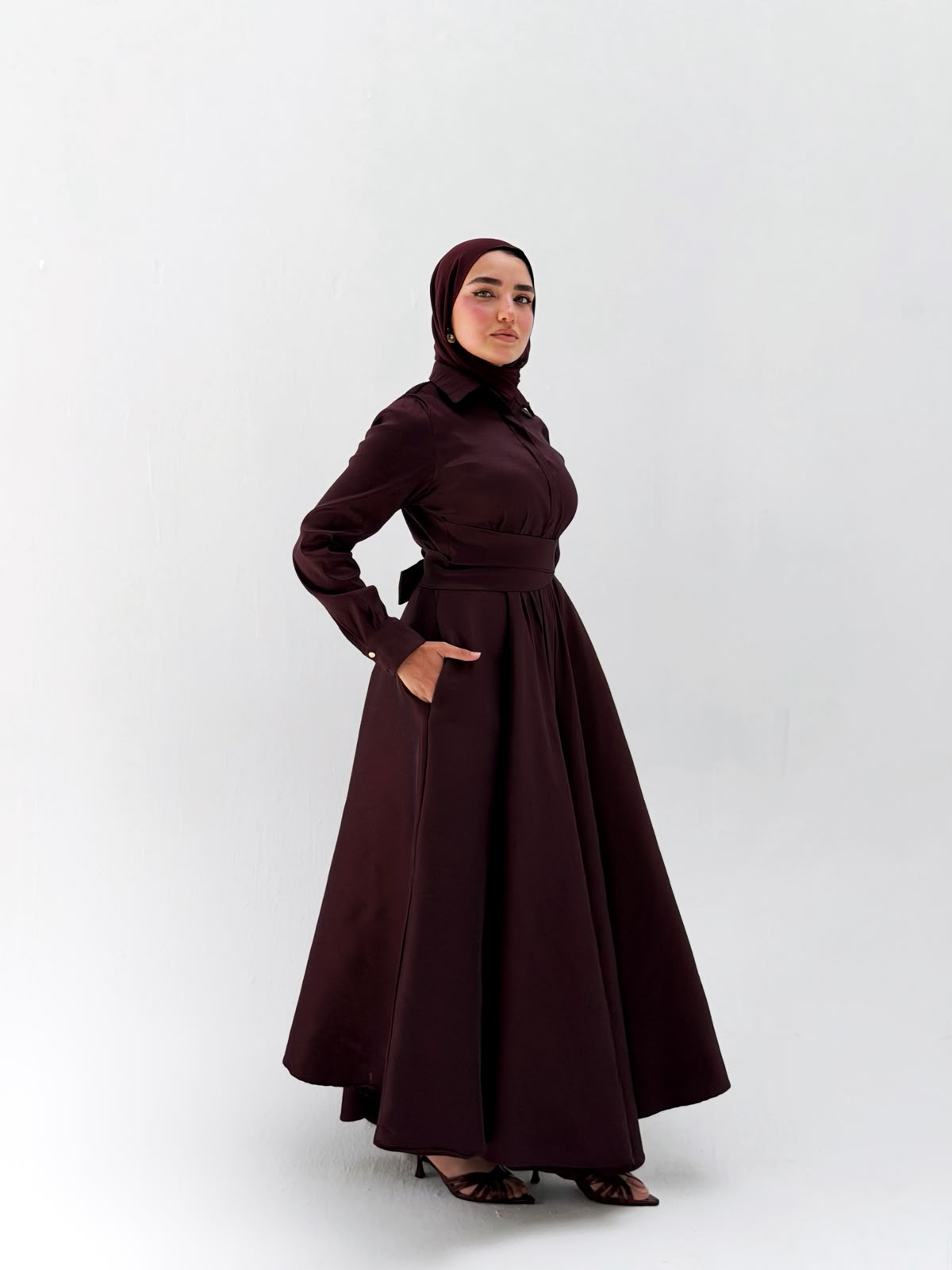 The royal taffeta dress