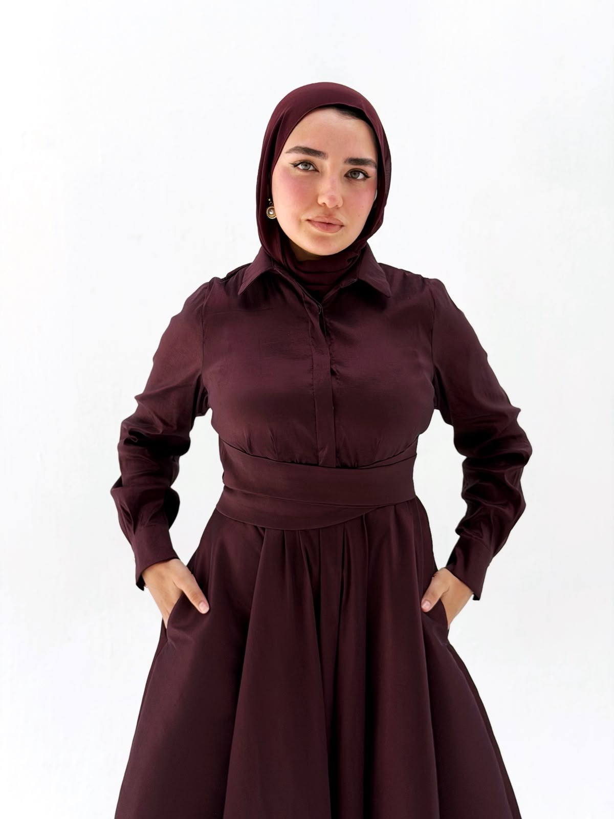 The royal taffeta dress